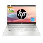 HP 15s 12th Gen Intel Core i5, 15/6inch (39.6 cm), 8GB RAM, 512GB SSD, Intel Iris Xe Graphics, Backlit Kb, (Win 11 Home, Natural Silver, 1.69kg), fq5202TU / fq5329TU