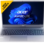 Acer Aspire Lite AMD Ryzen 3 Quad Core 5300U - (16 GB/512 GB SSD/Windows 11 Home) AL15-41 Thin and Light Laptop  (15.6 Inch, Steel Grey, 1.59 Kg, With MS Office)